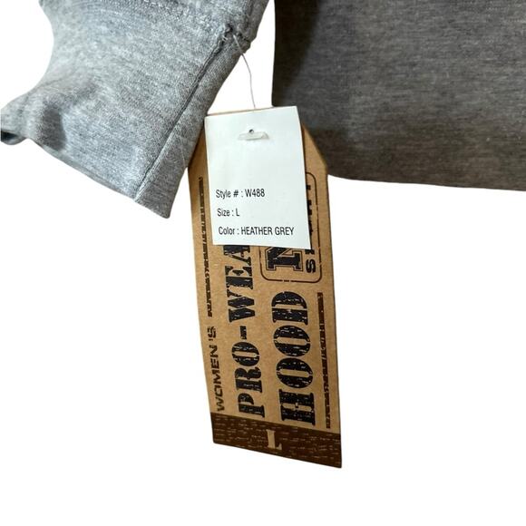 NWT MV Sport Sweatshirt Womens L Large Heather Gray Cornell Collegiate Pullover - Picture 9 of 10